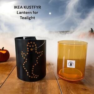 IKEA KUSTFYR Lantern for tealight, Ghost,